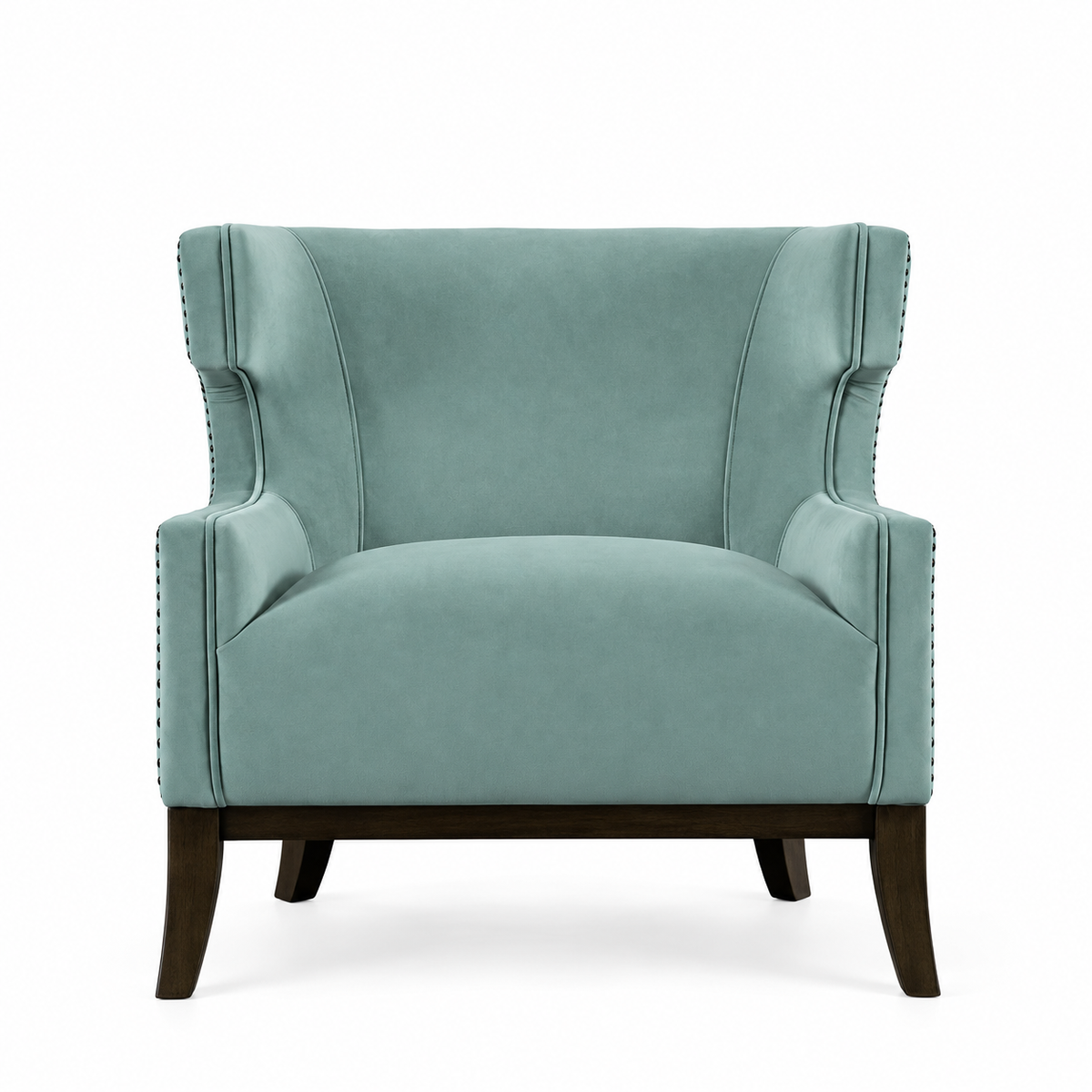 Sage Velvet Green Accent Chair 79cm