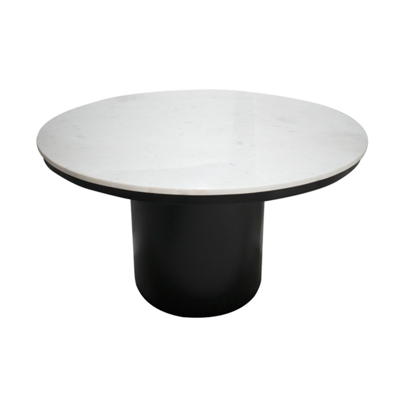 Moonstone Circular  Dining Table - Black
