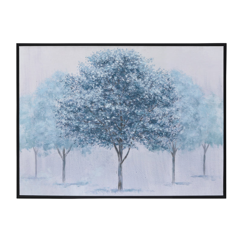 48X36 HANDPAINTED TREE CANVAS, GREEN