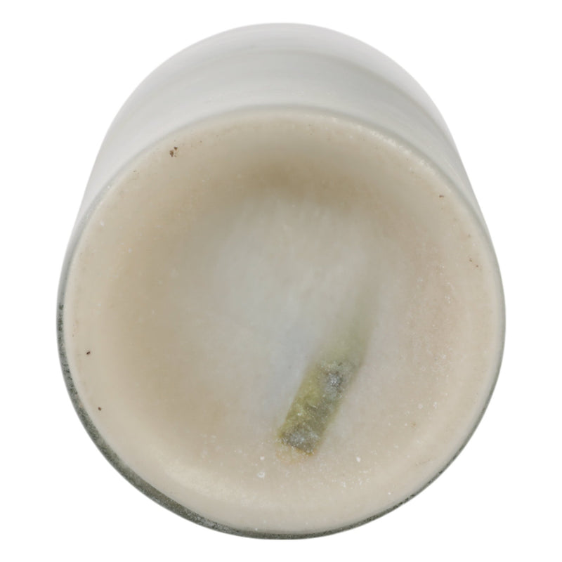 6x5" 34 Oz Jasmine Frosted Glass Candle, Clear - Al Rugaib Furniture