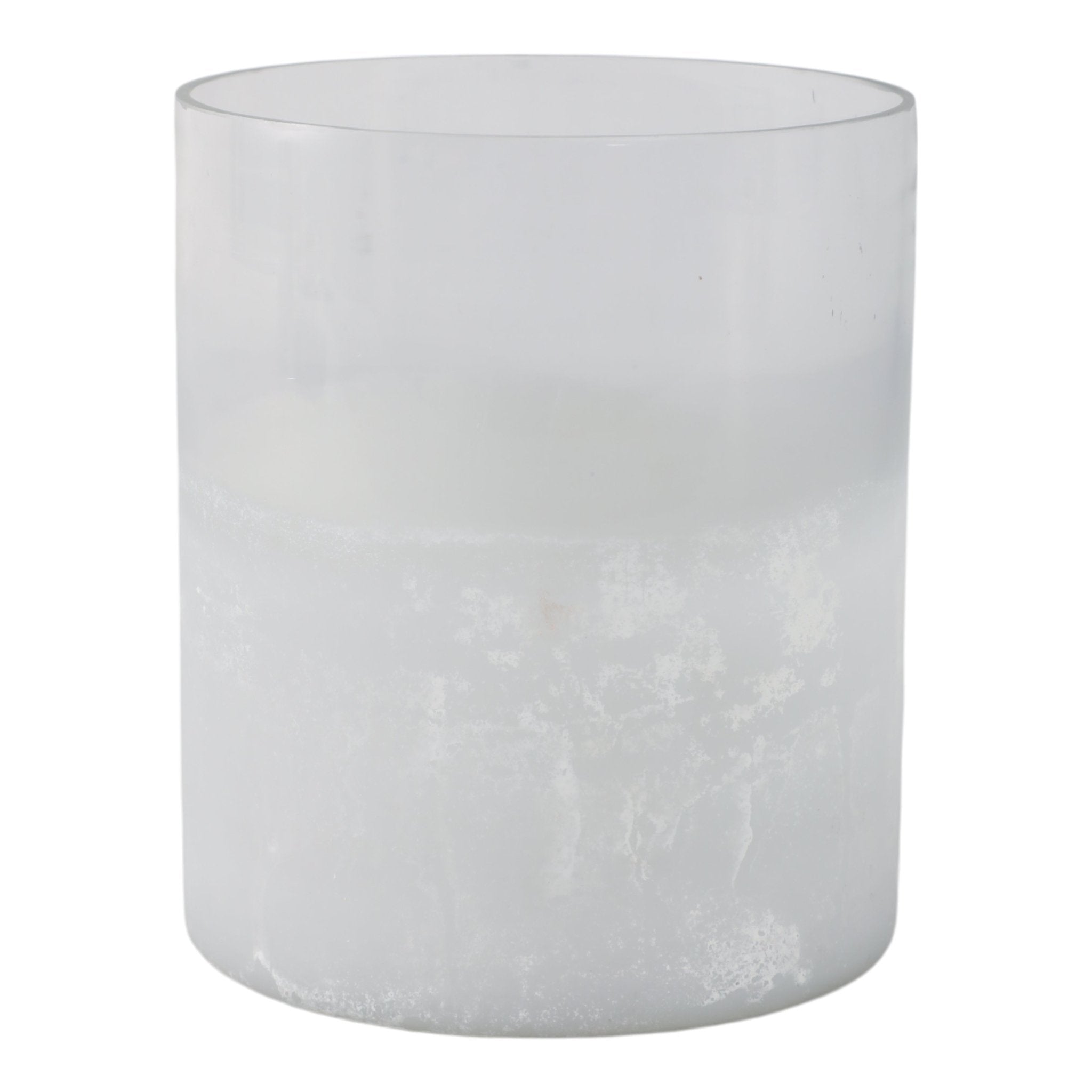 6x5" Frosted Bottom Hurricane, Clear Candle Holders| Sagebrook Home