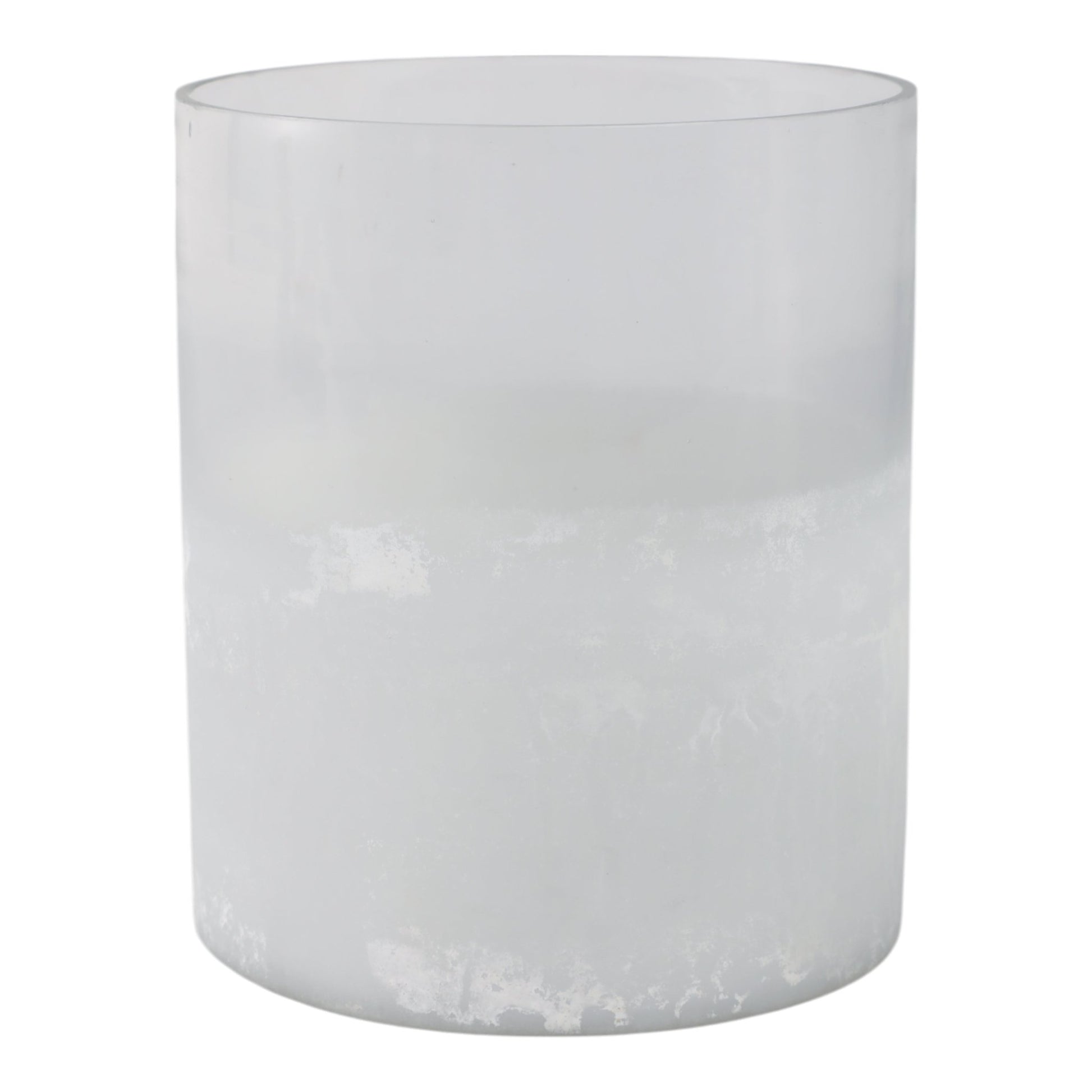 6x5" Frosted Bottom Hurricane, Clear Candle Holders| Sagebrook Home