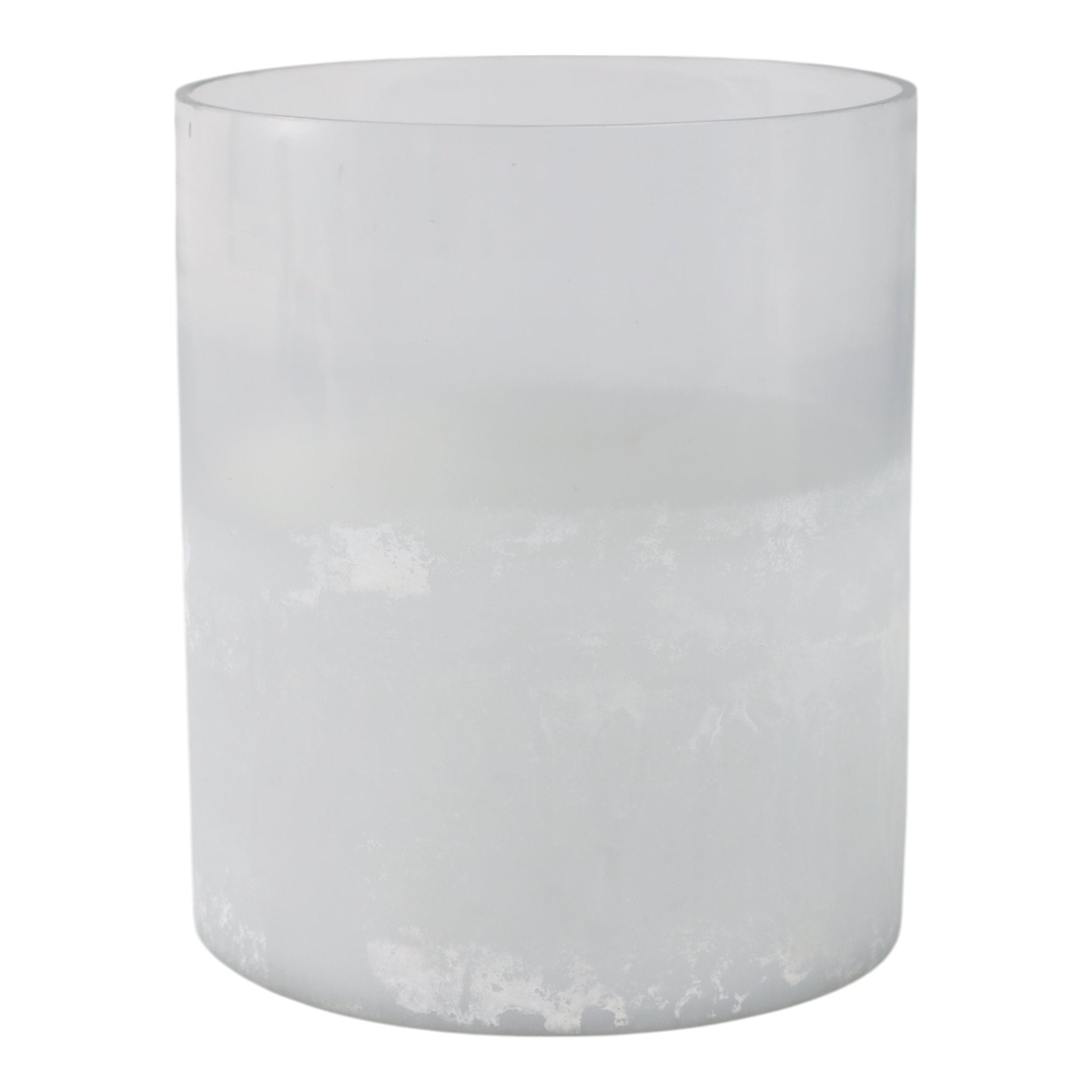 6x5" Frosted Bottom Hurricane, Clear Candle Holders| Sagebrook Home
