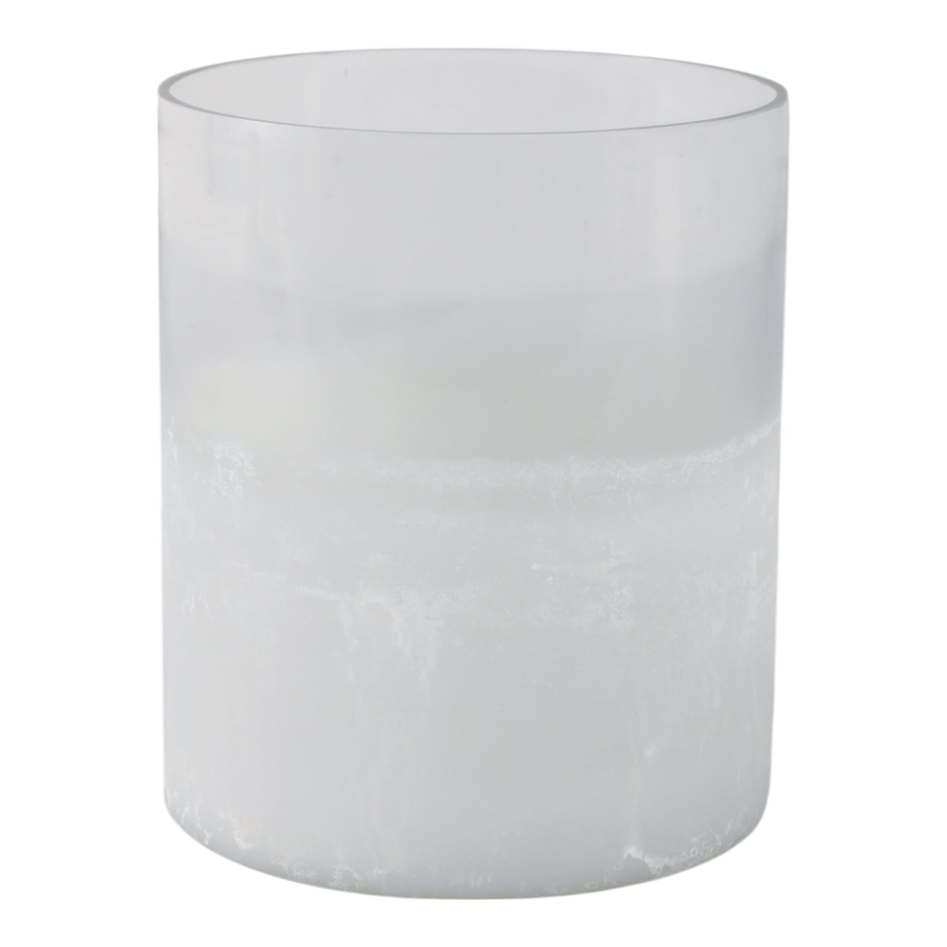 6x5" Frosted Bottom Hurricane, Clear Candle Holders| Sagebrook Home