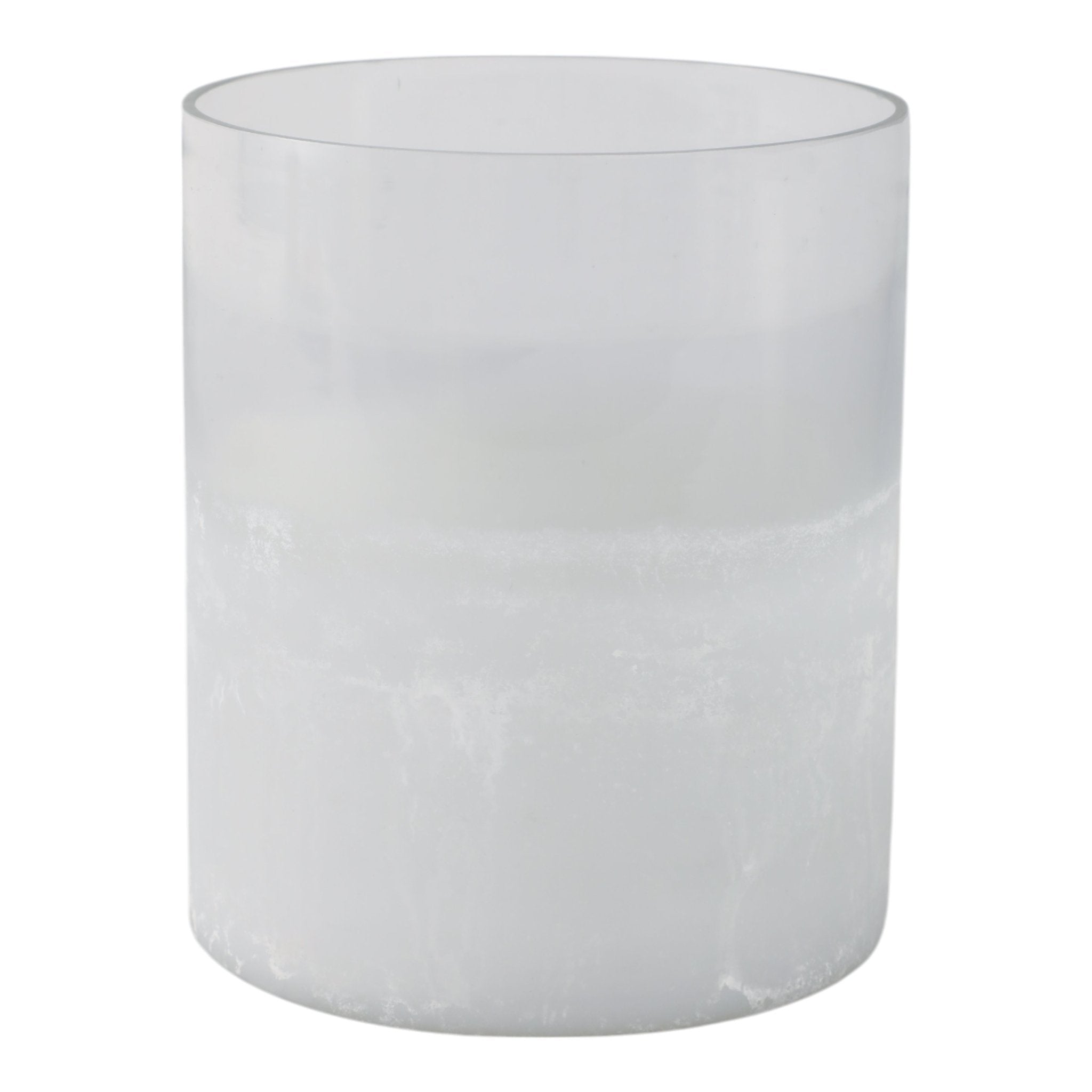 6x5" Frosted Bottom Hurricane, Clear Candle Holders| Sagebrook Home