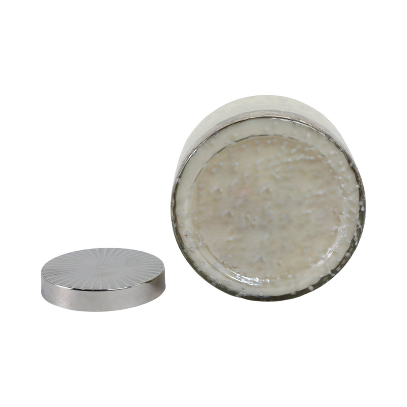 7" 71 Oz Lavender Speckle Lidded Candle, Lt Blue/s - Al Rugaib Furniture