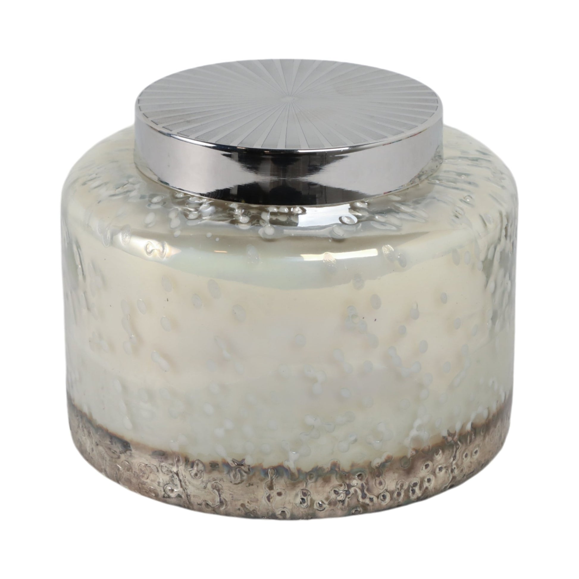7" 71 Oz Lavender Speckle Lidded Candle, Lt Blue/s Candle Holders| Sagebrook Home
