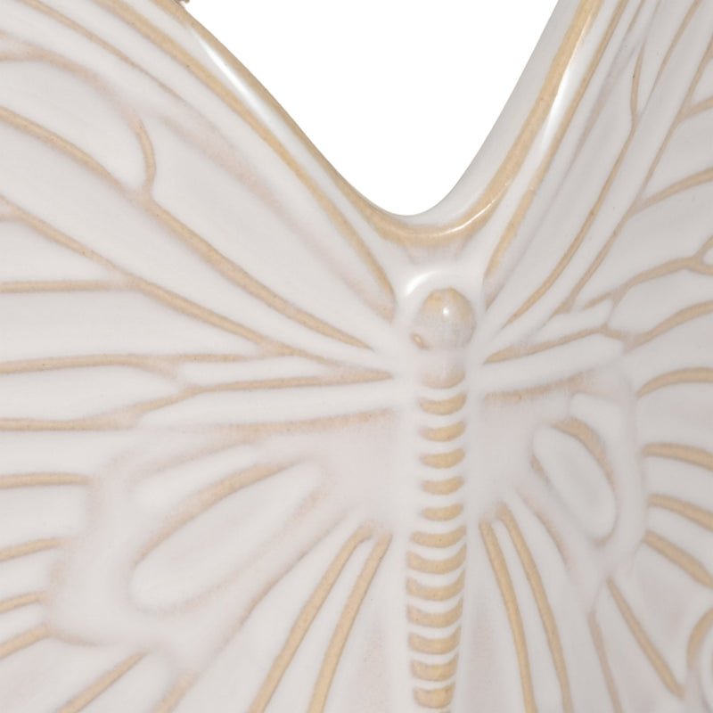 7" Butterfly Planter, Ivory - Al Rugaib Furniture
