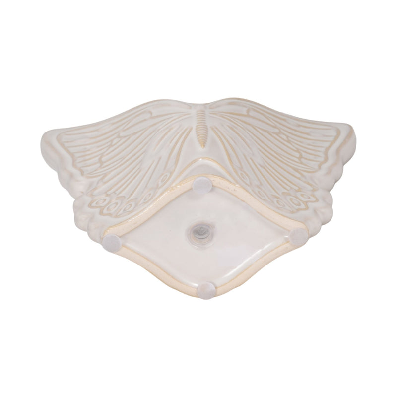 7" Butterfly Planter, Ivory - Al Rugaib Furniture