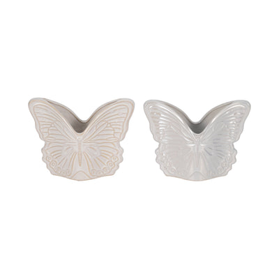 7" Butterfly Planter, Ivory - Al Rugaib Furniture