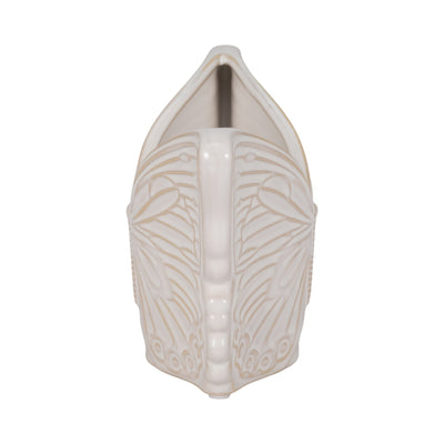 7" Butterfly Planter, Ivory - Al Rugaib Furniture