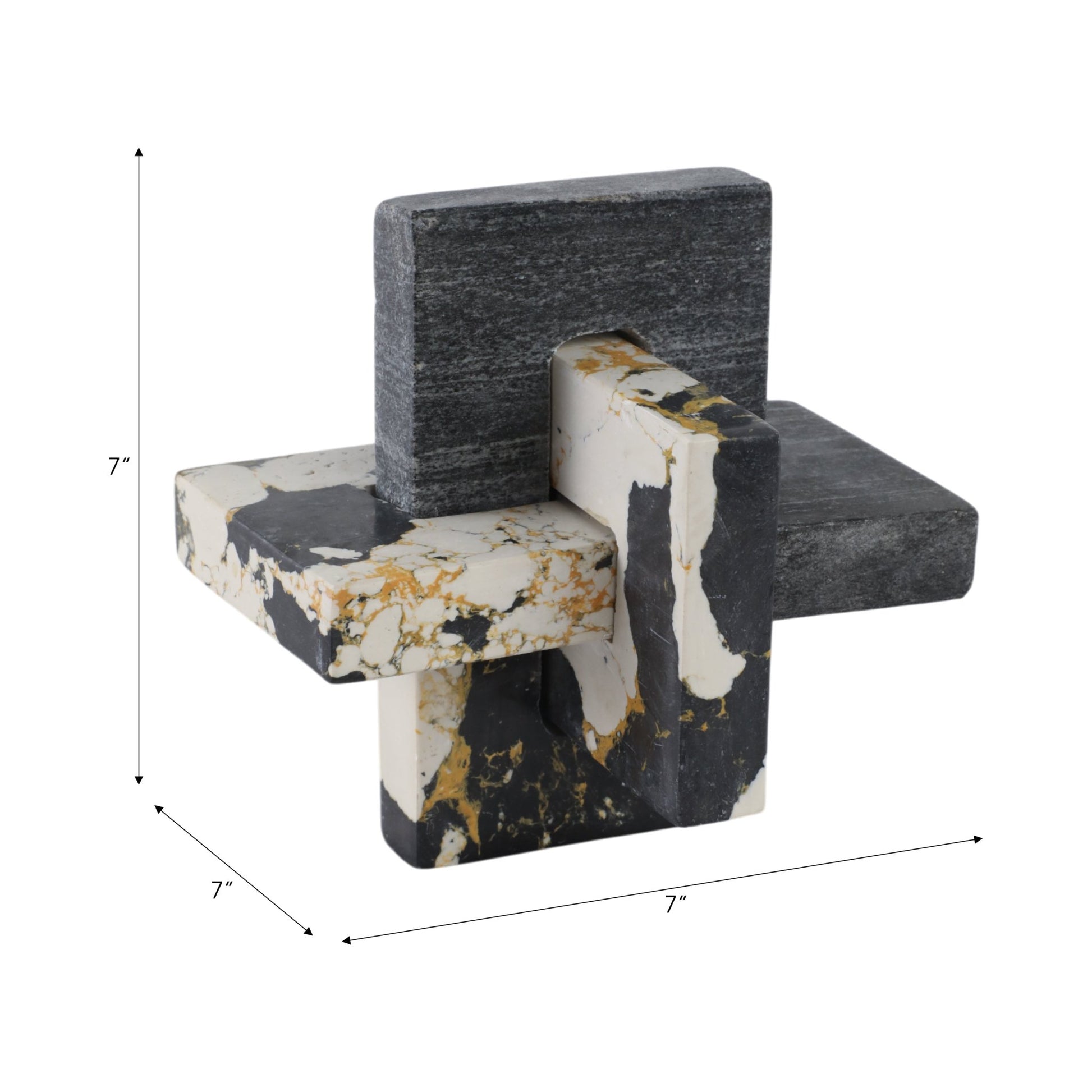 7" Calhoun Medium Marble Knot Table Decors| Sagebrook Home