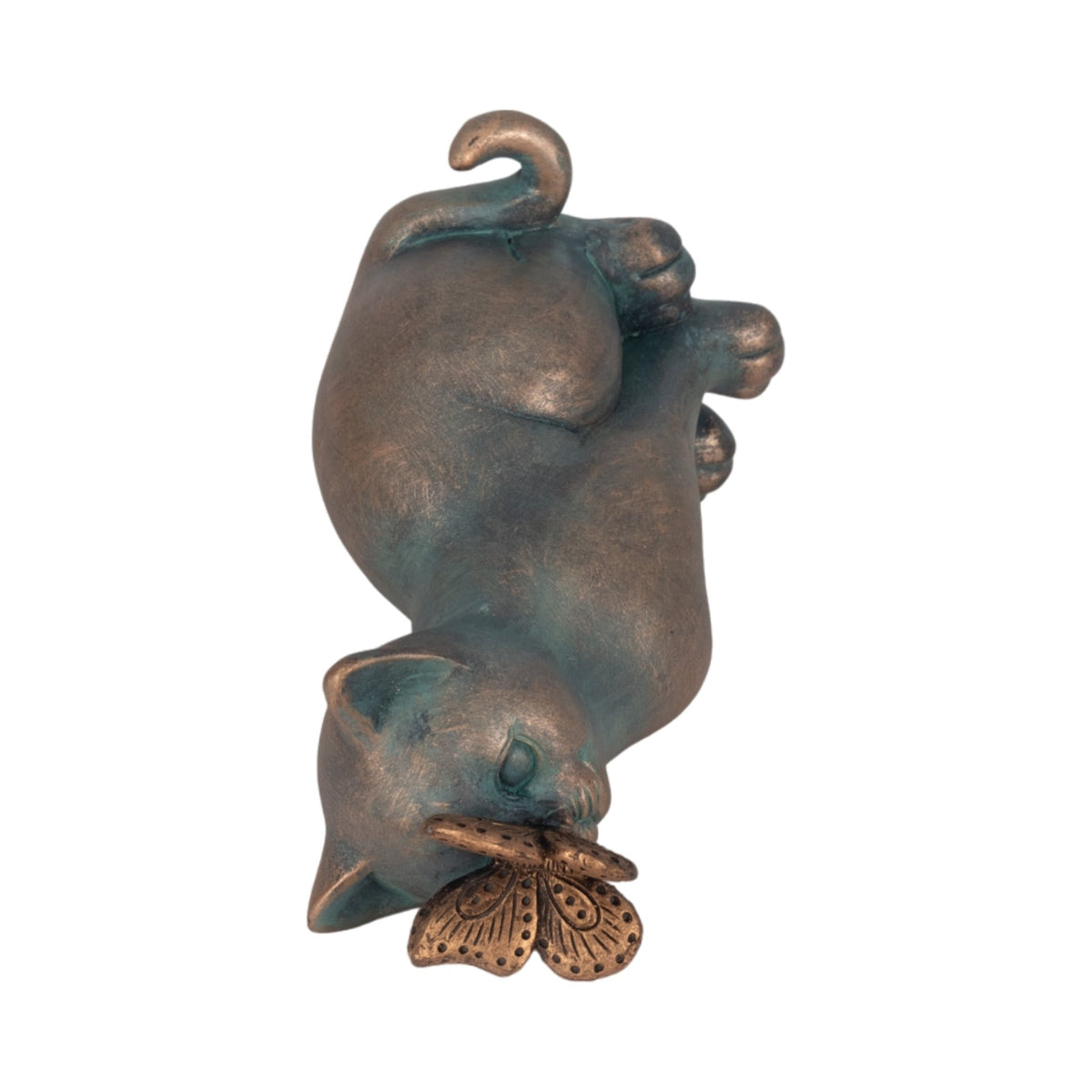 7" Cat With Butterfly On Nose, Multi Table Decors| Sagebrook Home