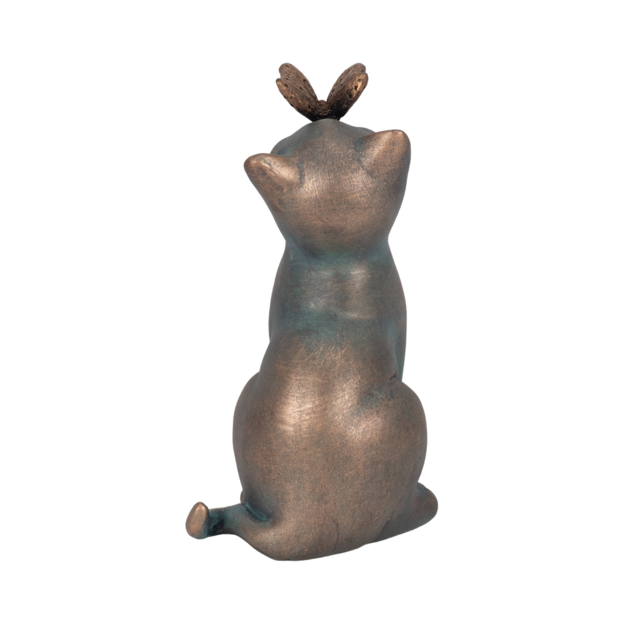 7" Cat With Butterfly On Nose, Multi Table Decors| Sagebrook Home