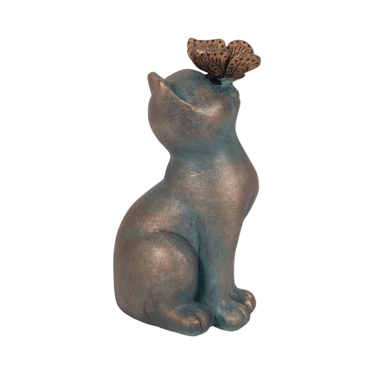 7" Cat With Butterfly On Nose, Multi Table Decors| Sagebrook Home