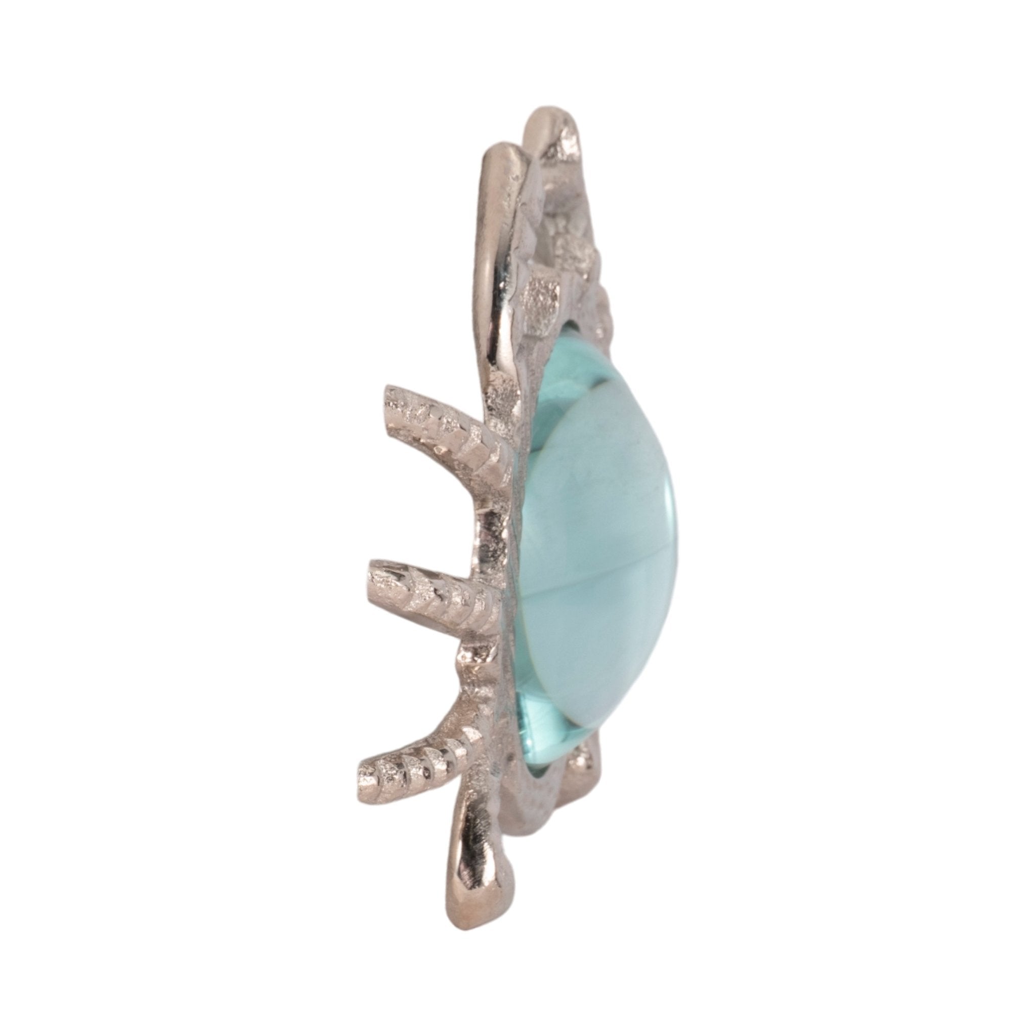 7" Crab Magnifying Glass, Silver Table Decors| Sagebrook Home