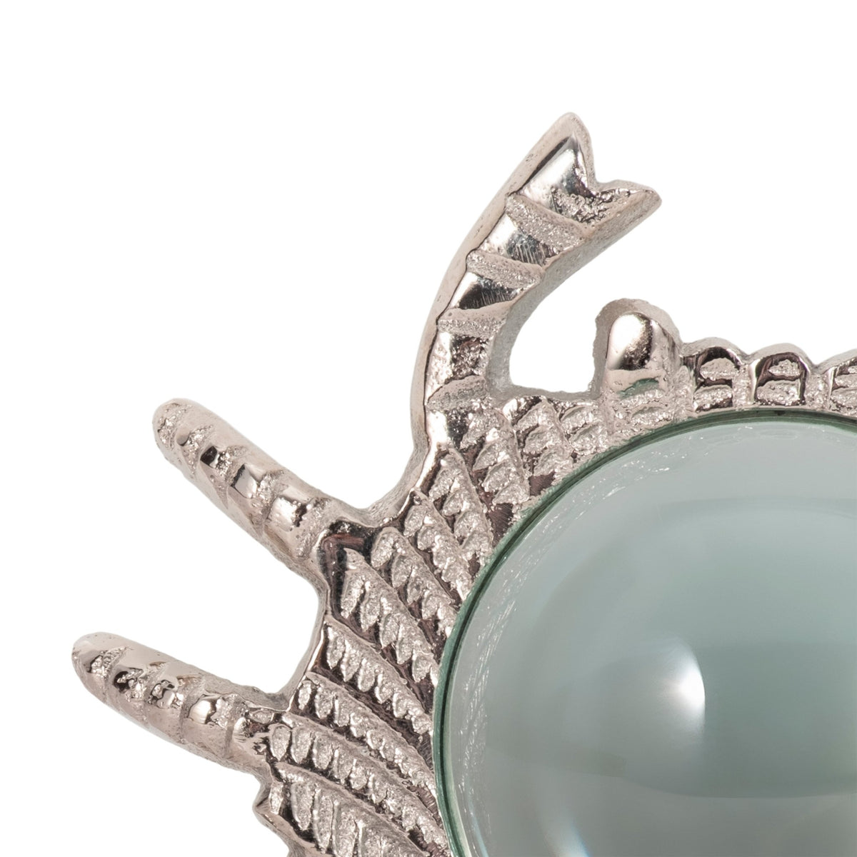 7" Crab Magnifying Glass, Silver Table Decors| Sagebrook Home