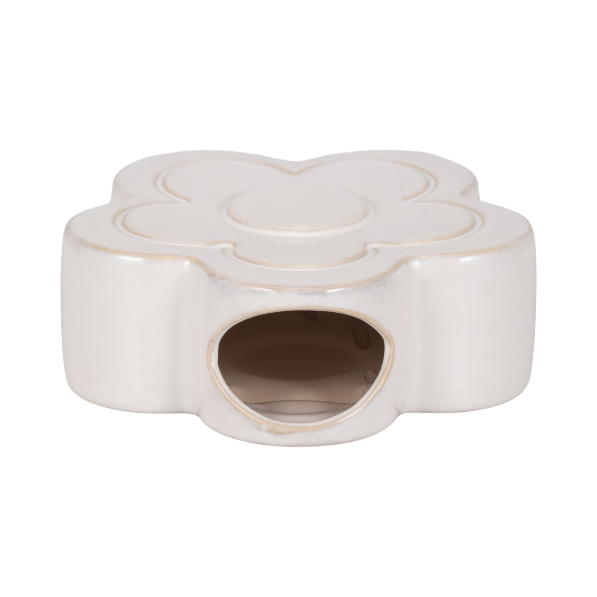 7" Flower Power Object Vase, Ivory Vases and Jars| Sagebrook Home