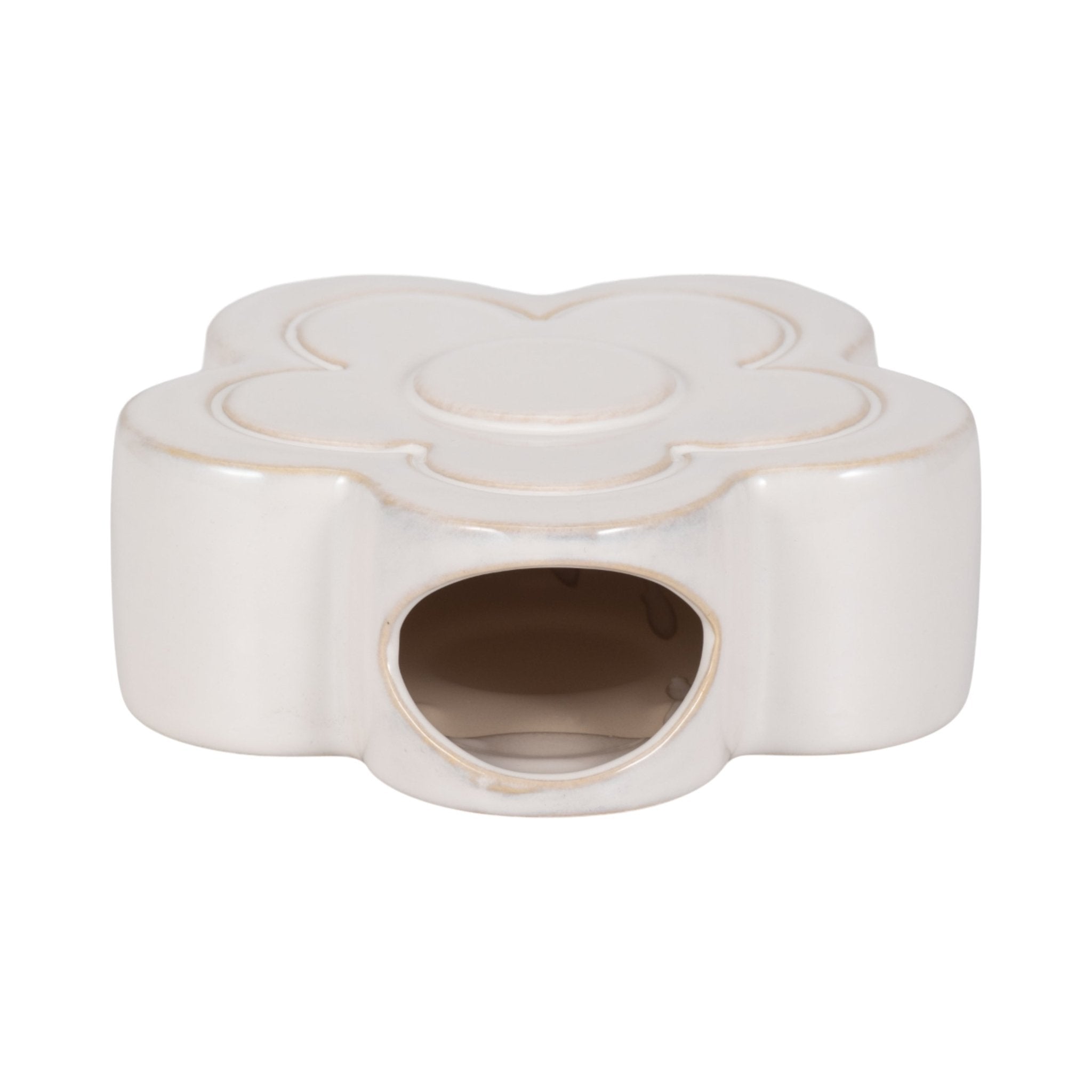 7" Flower Power Object Vase, Ivory Vases and Jars| Sagebrook Home