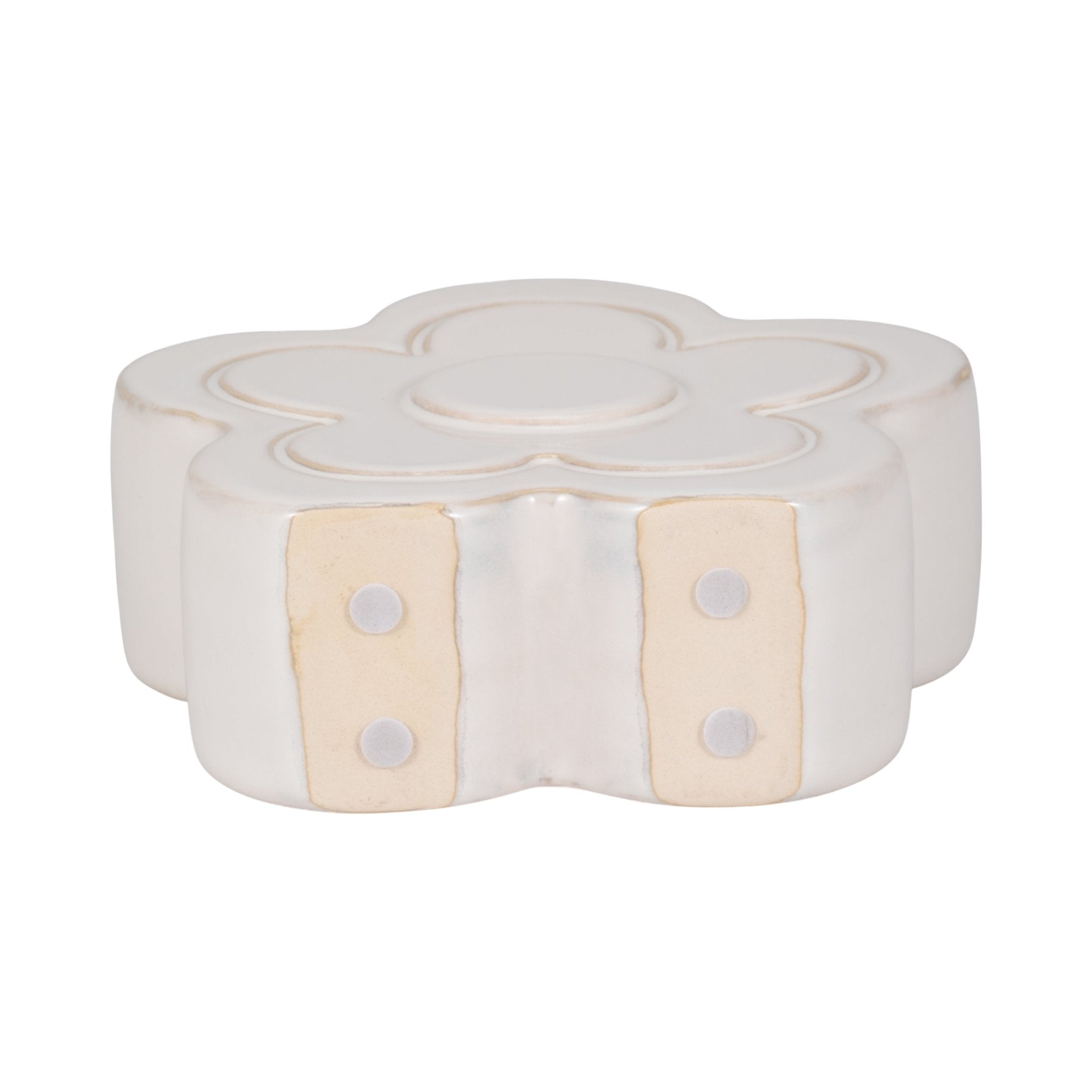 7" Flower Power Object Vase, Ivory Vases and Jars| Sagebrook Home