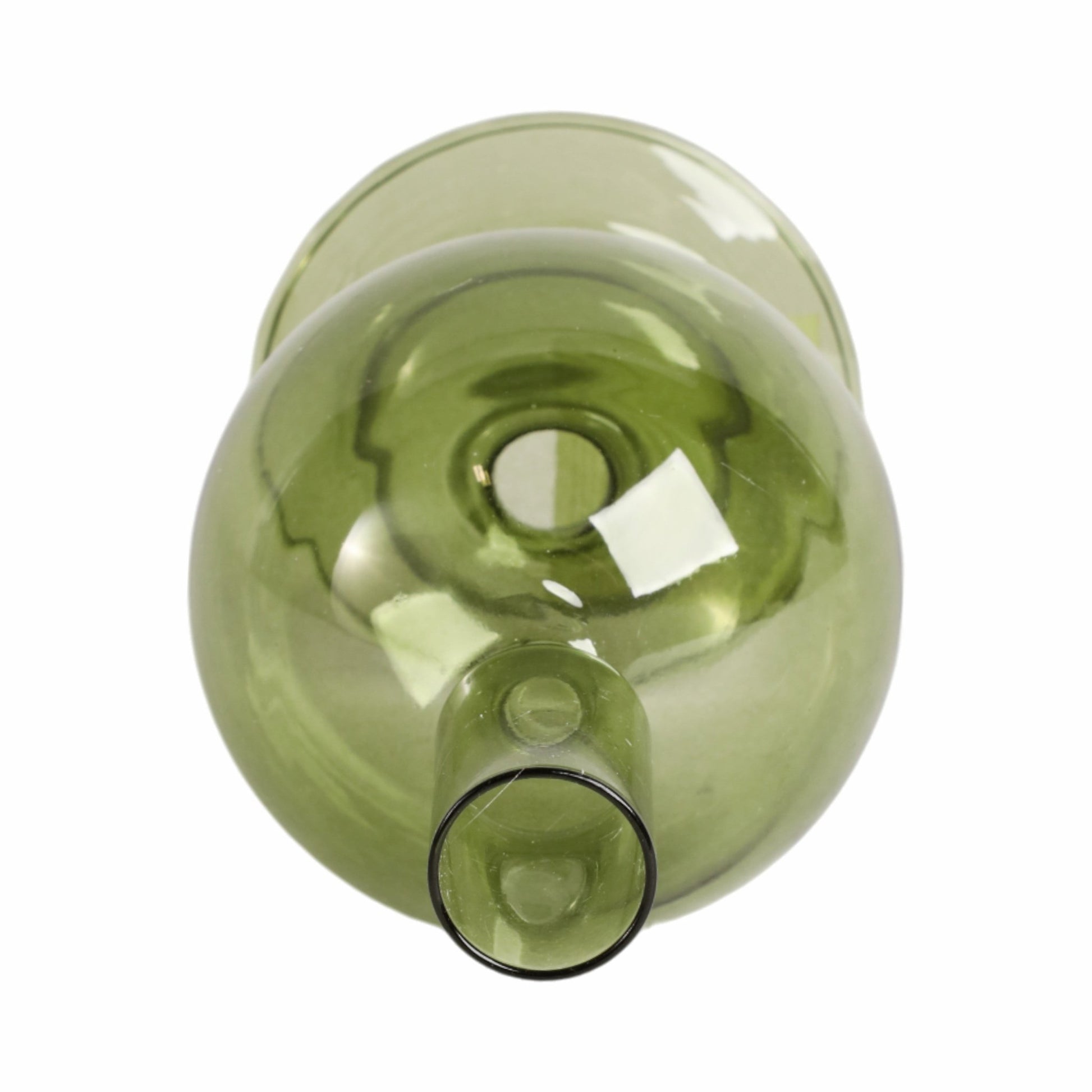7" Glass Bubble Taper Candle Holder, Olive Candle Holders| Sagebrook Home