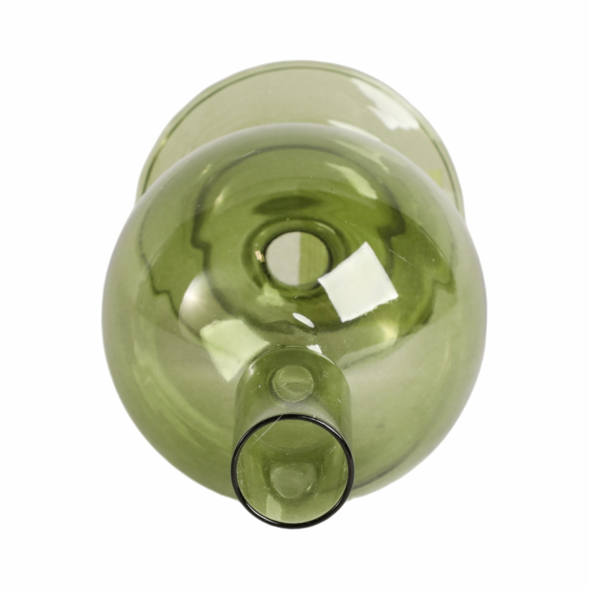 7" Glass Bubble Taper Candle Holder, Olive Candle Holders| Sagebrook Home