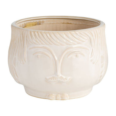 7" GRANDPA PLANTER, WHITE - Al Rugaib Furniture