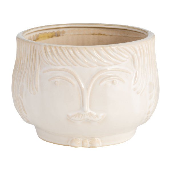 7" GRANDPA PLANTER, WHITE - Al Rugaib Furniture