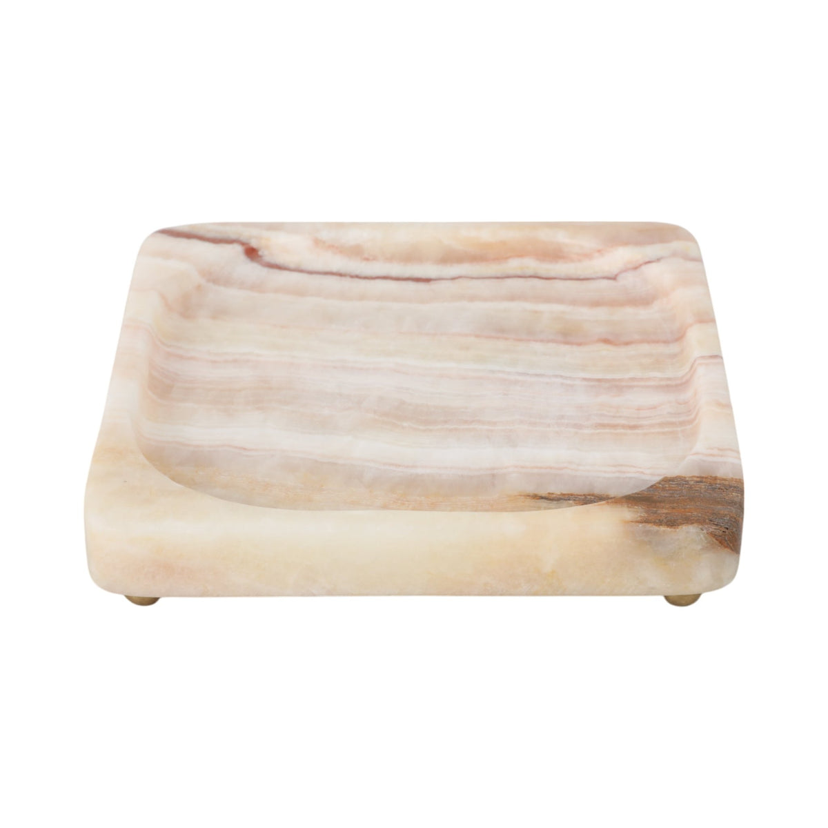 7" Honey Onyx Deco Tray Table Decors| Sagebrook Home