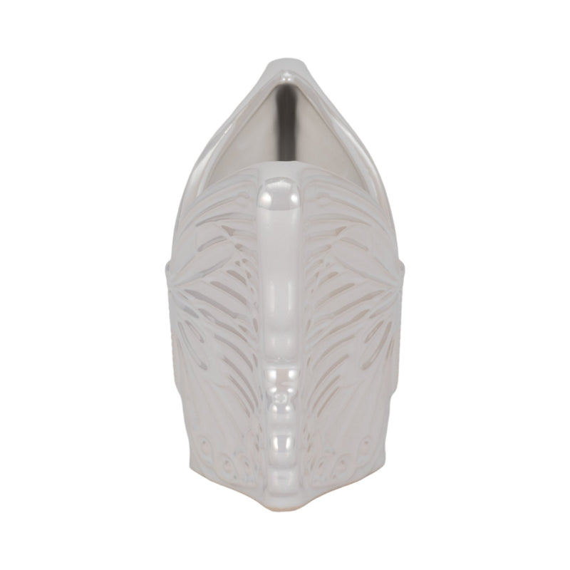 7" Iridescent Butterfly Planter, Ivory - Al Rugaib Furniture