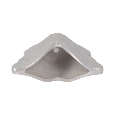 7" Iridescent Butterfly Planter, Ivory - Al Rugaib Furniture