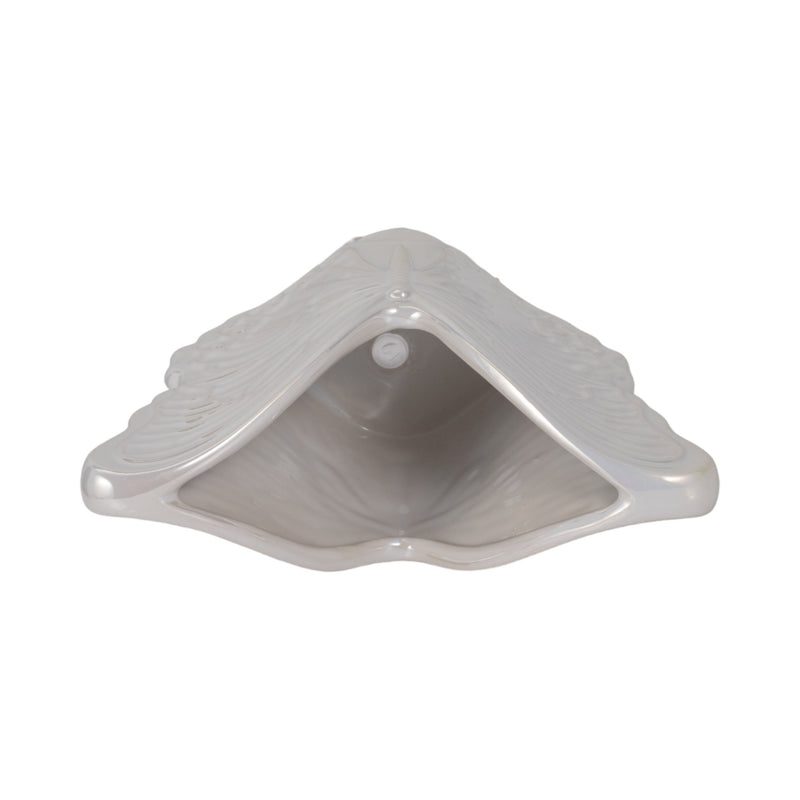 7" Iridescent Butterfly Planter, Ivory - Al Rugaib Furniture
