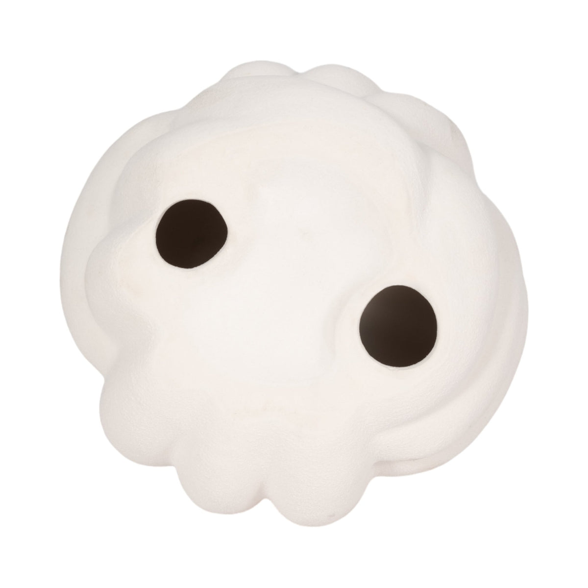 7" KNOT ORB ROUGH TEXTURE, WHITE Table Decors| Sagebrook Home
