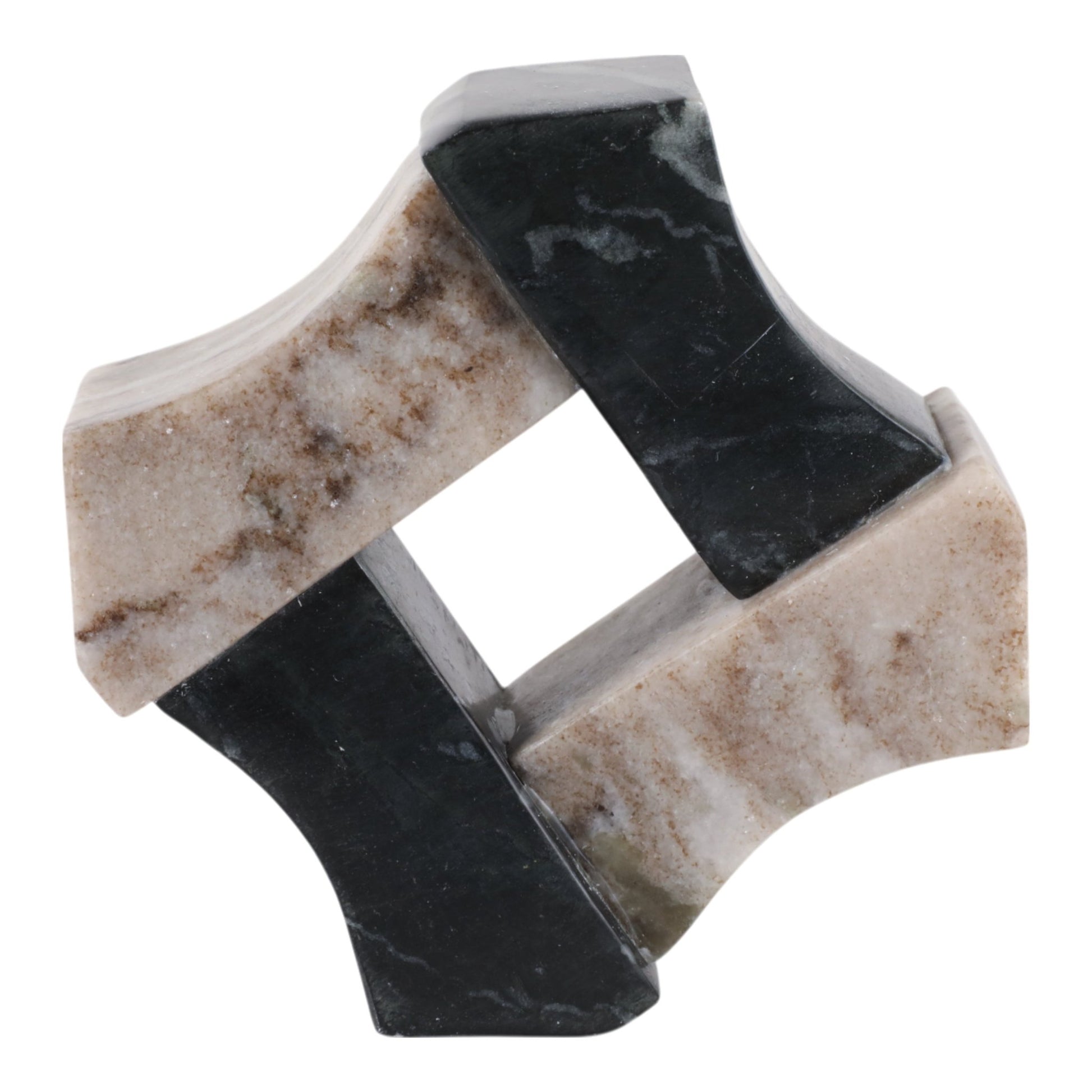 7" LAWRENCE LARGE MARBLE DIAMOND STATUARY Table Decors| Sagebrook Home