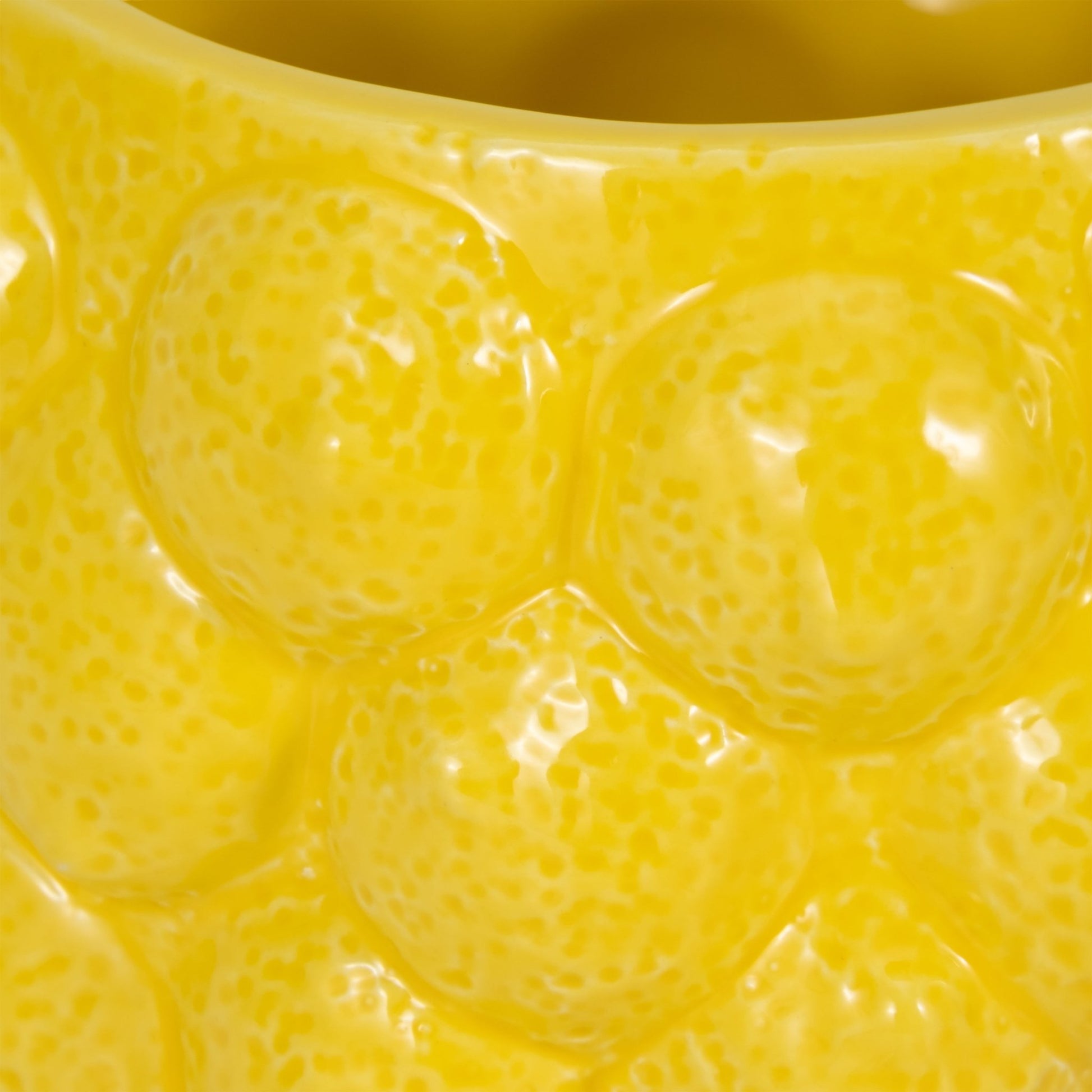 7" Lemons Flower Pot, Yellow Planter| Sagebrook Home