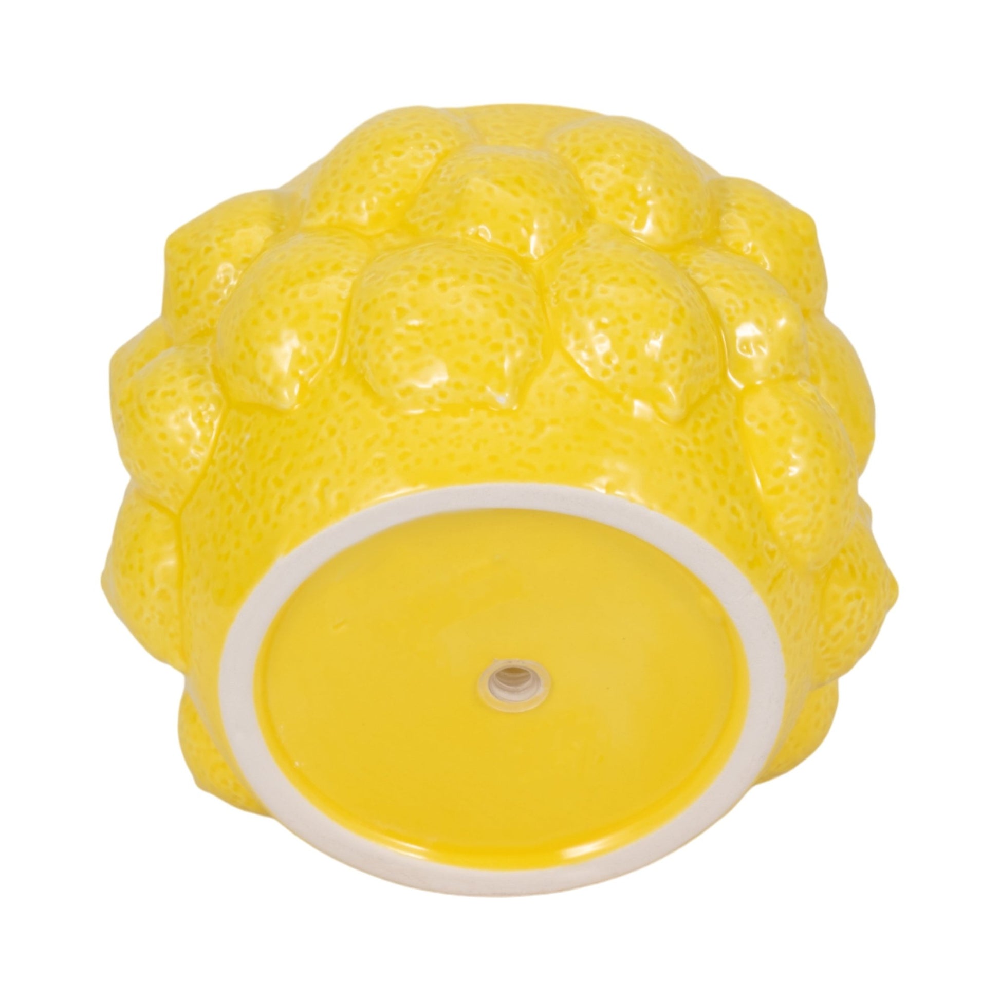 7" Lemons Flower Pot, Yellow Planter| Sagebrook Home