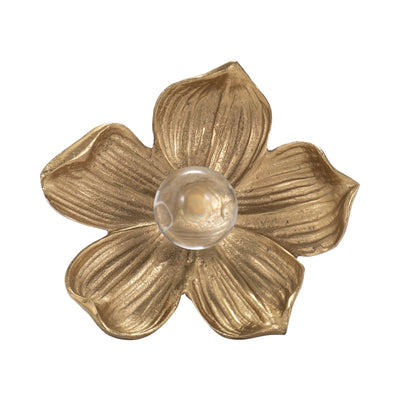 7" Rommie Gold Flower - Al Rugaib Furniture