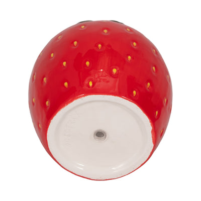 7" Strawberry Planter, Red/green - Al Rugaib Furniture