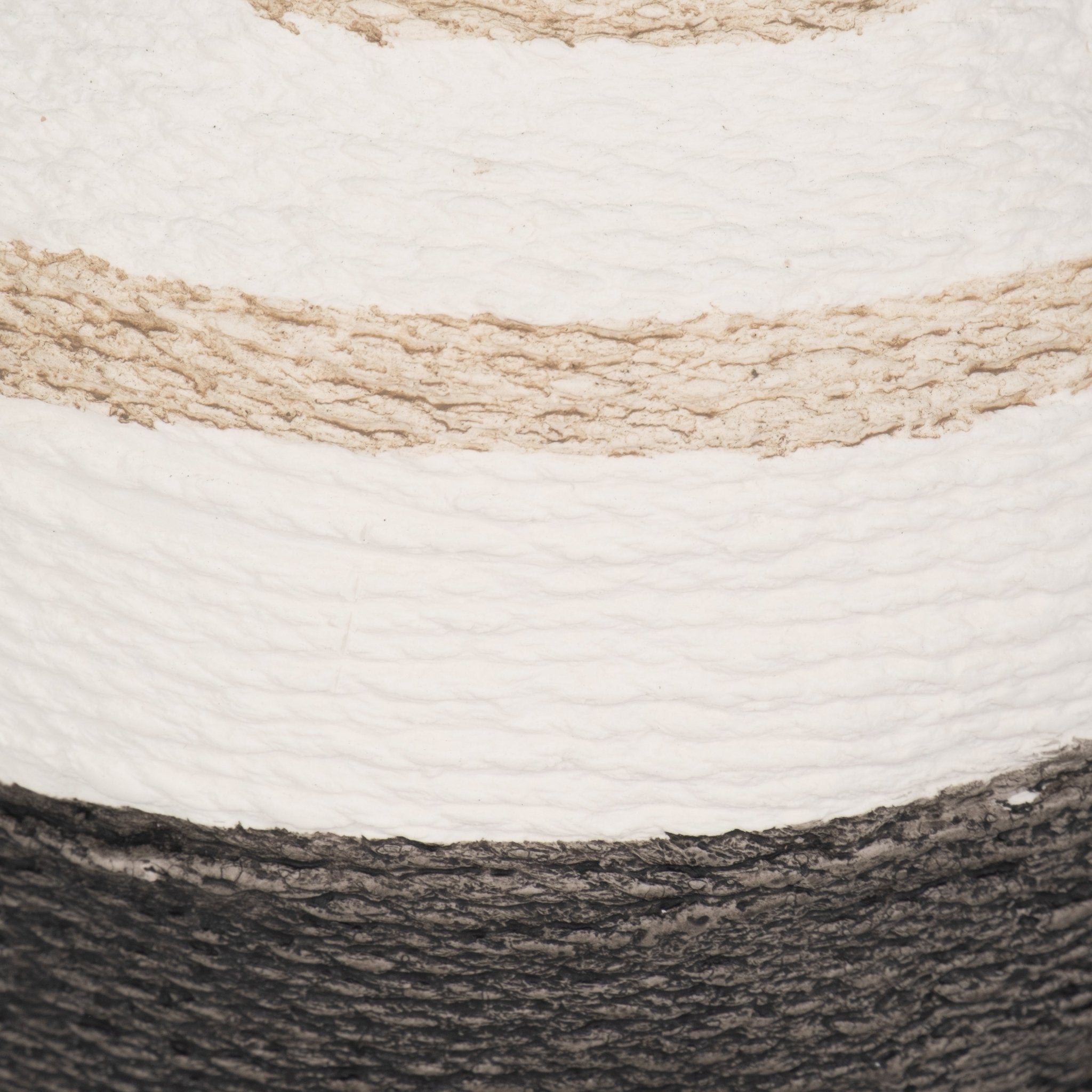 7" Striped Woven Textured Vase, Multi Vases and Jars| Sagebrook Home