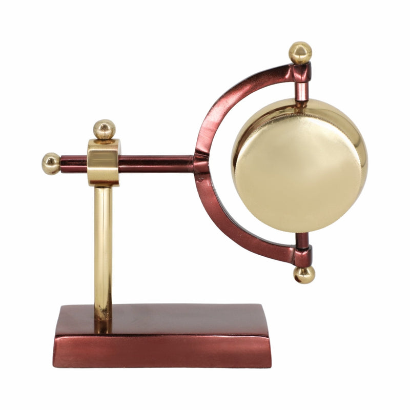 7" Tia Gold Desk Clock - Al Rugaib Furniture