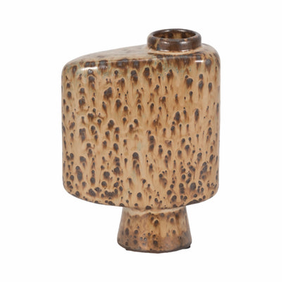 7" Torcello Lava Vase, Capuccino - Al Rugaib Furniture