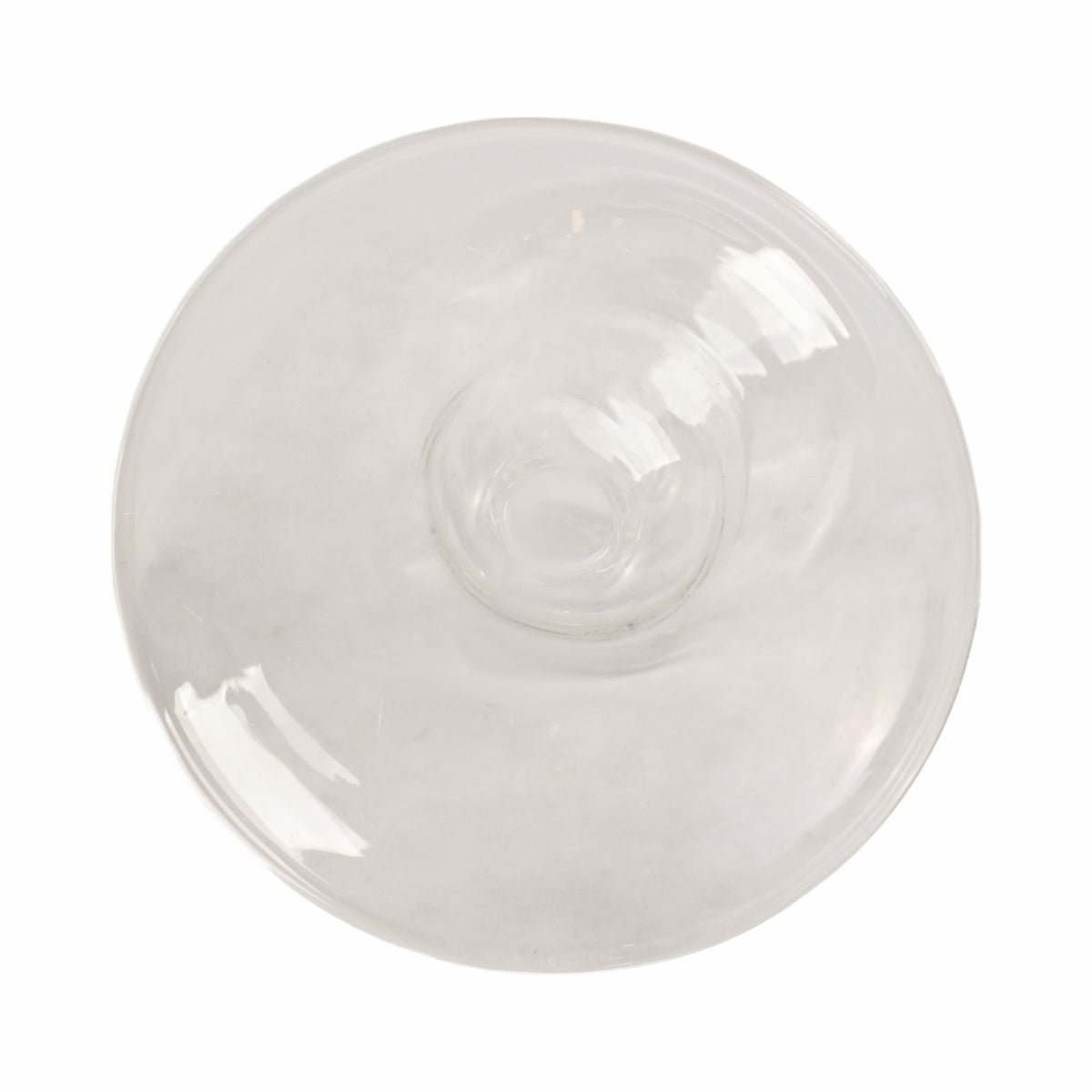 7" Vintage Glass Taper Candle Holder, Clear Candle Holders| Sagebrook Home