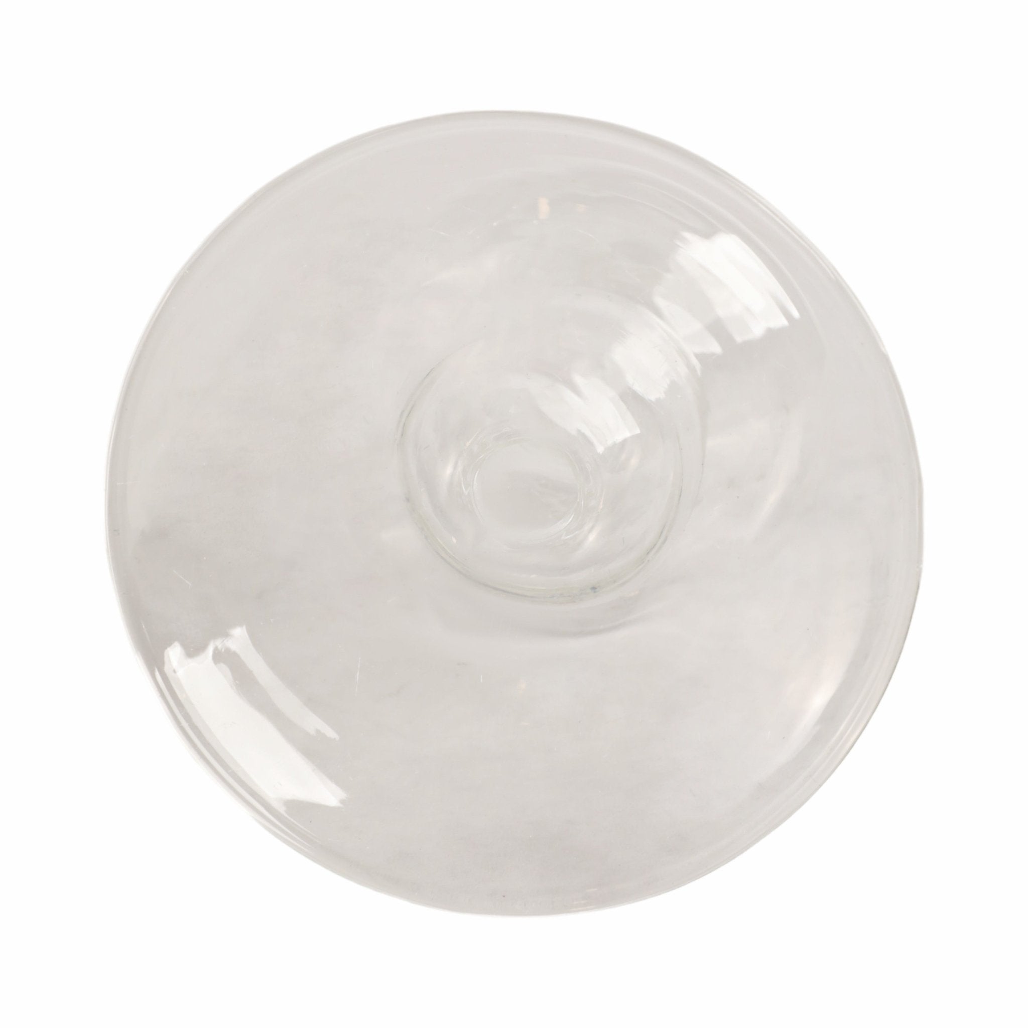 7" Vintage Glass Taper Candle Holder, Clear Candle Holders| Sagebrook Home