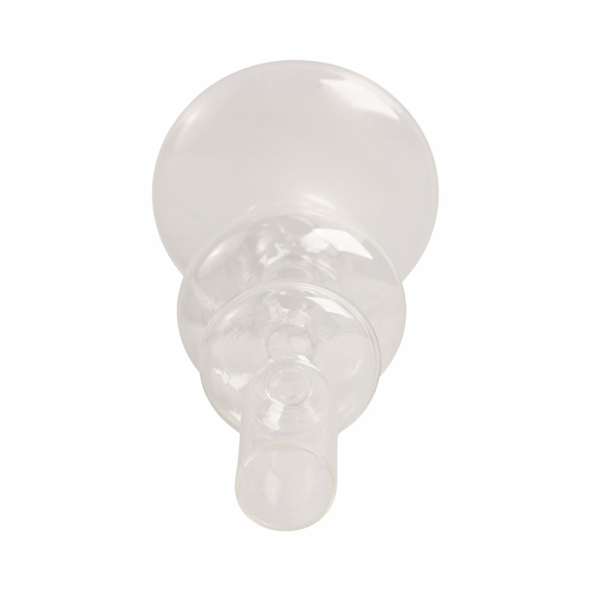 7" Vintage Glass Taper Candle Holder, Clear Candle Holders| Sagebrook Home