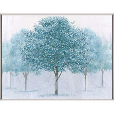 48X36 HANDPAINTED TREE CANVAS, GREEN