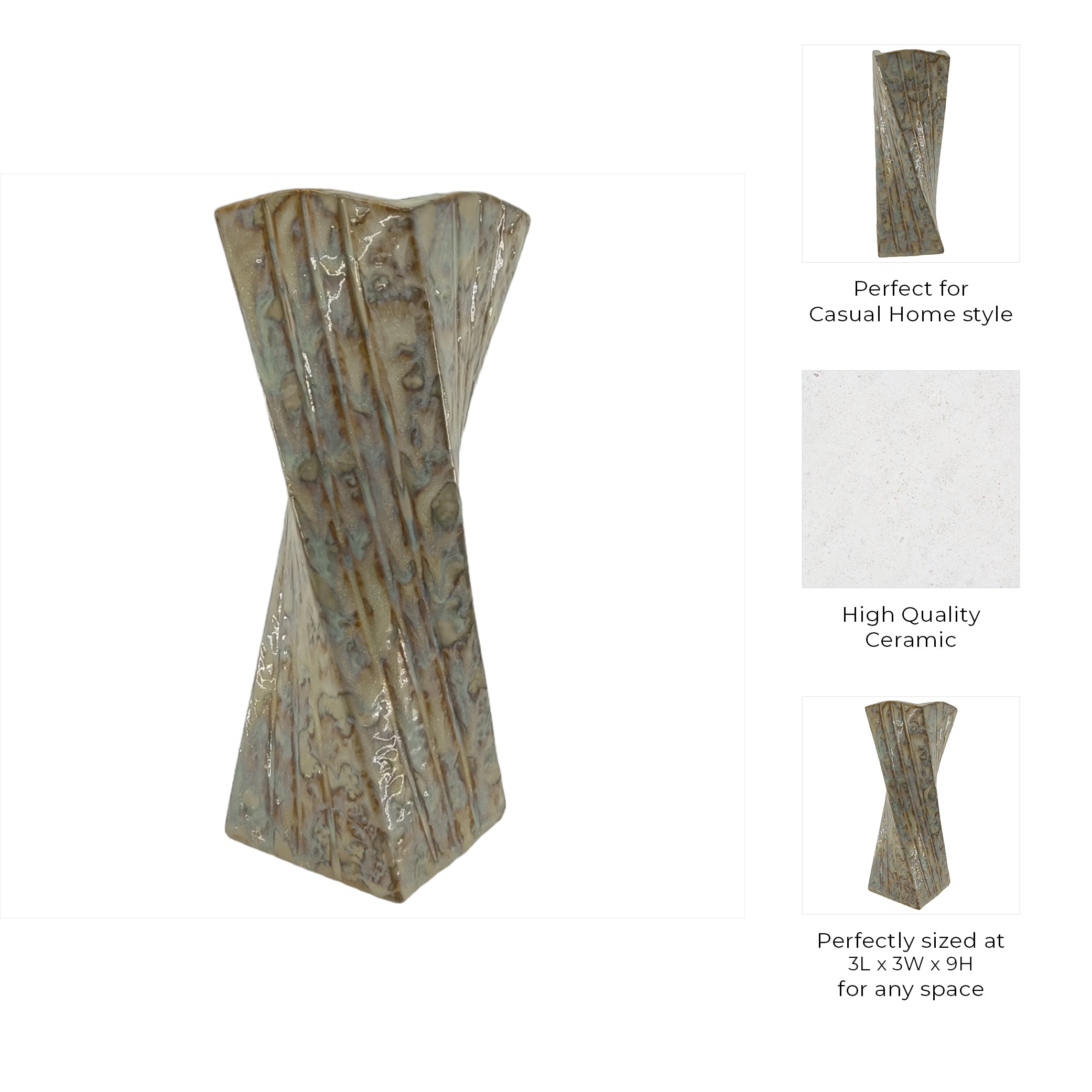 مزهرية بيندلتون تويست Pendelton Twist Vase