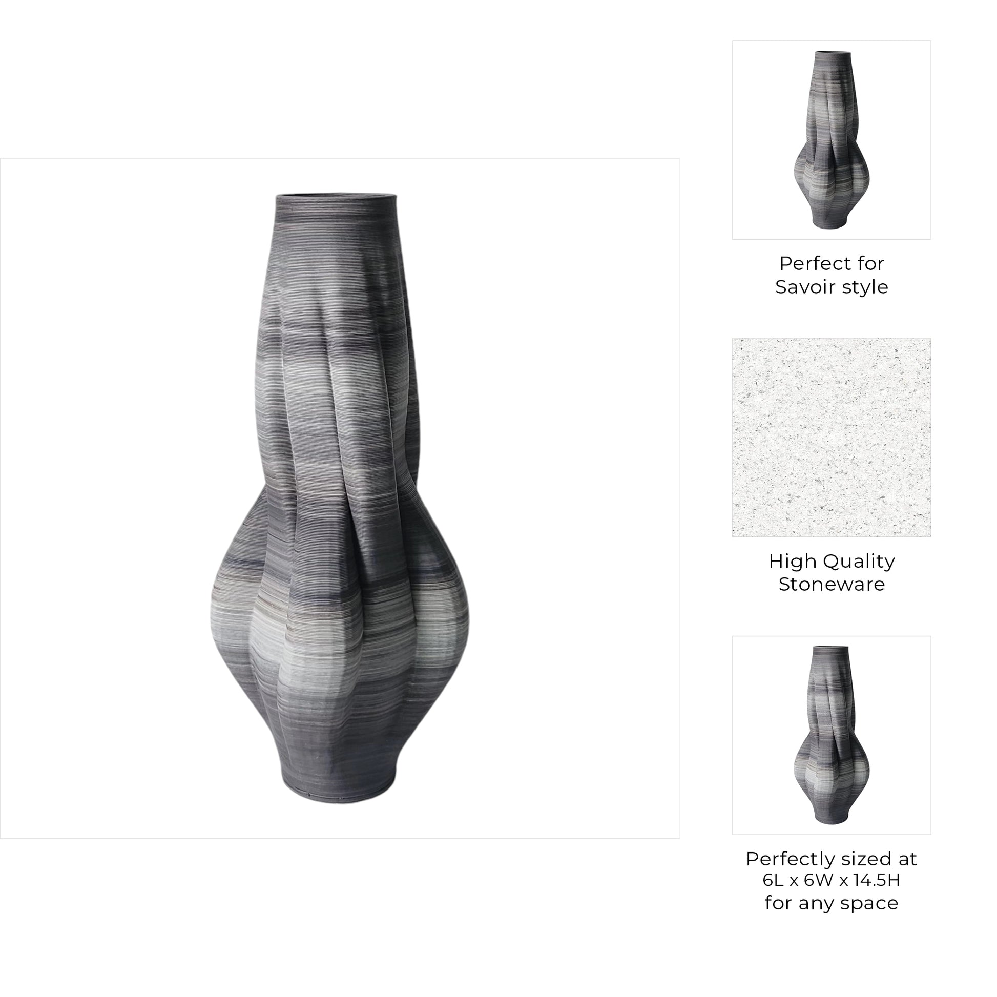 مزهرية كيستن مطبوعة ثلاثية الأبعاد Kesten 3d Printed Vase
