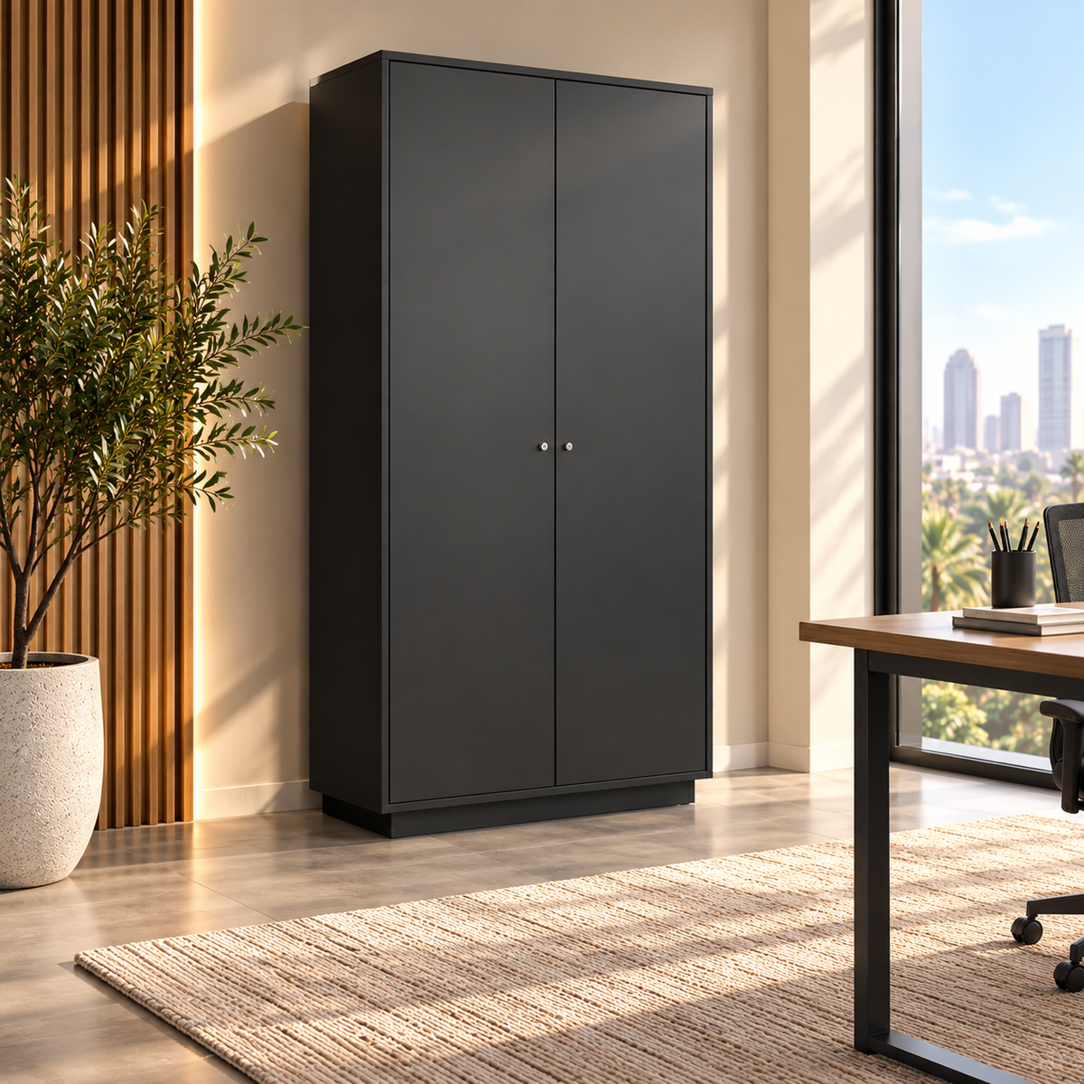 Nero High Cabinet