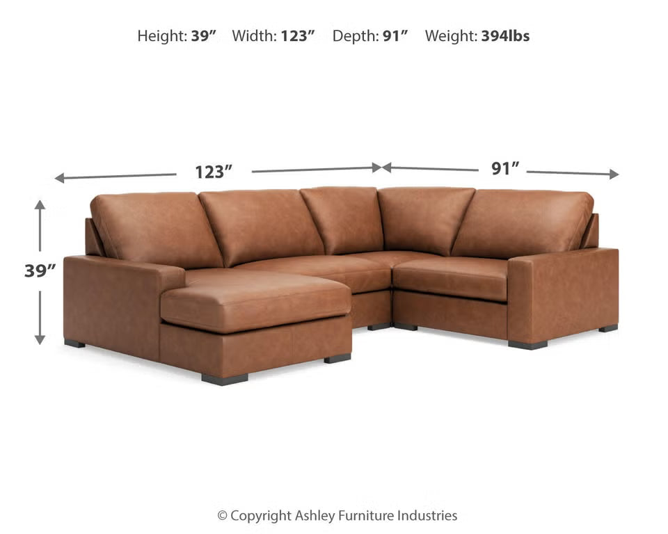 Calden 4-Piece Sectional with Chaise Sectionals| Ashley Homestore