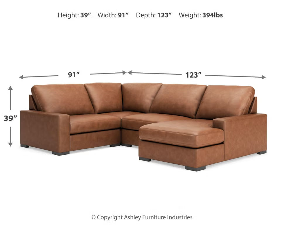 Calden 4-Piece Sectional with Chaise Sectionals| Ashley Homestore
